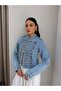 Slim Fit Buttoned Denim Jacket