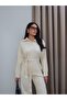 Belted Knitwear Cardigan Trouser Set - 2