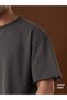 Men Grey Mythology Graphic Print Oversized T-Shirt - 4