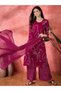 Pink Bandhani Print Kurta and Pants Set with Dupatta - 5