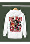 Christiano Ronaldo Printed Cotton Long Sleeved 3-Yarn Hooded Sweatshirt