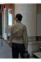 Studded Belted Zippered Trench Jacket - 4