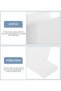 10pcs Frosted Acrylic Table Stands Multi-function Seating Signs With Stable Base For Wedding - 3