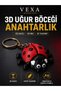 Boxed Ladybug Keychain 3D Printed Cute Figure Bag Ornament Gift Item - 3