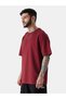 Men Maroon Cotton Round Neck T-Shirt - 3