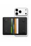 Flivo Black Magnetic Adhesive Magnetic Card Holder