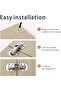4 Pcs Easy Installation Hinges, 90 Degree Full/Partial/Overlay/Inset Cabinet Hinge for Drawer Wi - 4