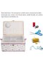 Sewing Basket, Portable Large Capacity Sewing Accessories Organizer with Handle and Removable Tray, - 6
