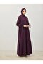 Buttoned Front, Ruffled Sleeves Muslin Dress 150 cm Anka262031 - 3