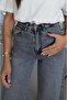 Blue Distressed Darell Wide Leg Jeans - 6