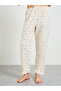 Floral Print Short Sleeve Pajama Set - 4