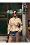 Studded Belted Zippered Trench Jacket - 5
