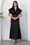 V-Neck Sleeveless Satin Dress K-261619 - 7
