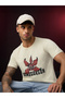 Men Off-White Demogorgon Graphic Round Neck Short Sleeve T-Shirt - 3