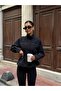 Studded Belted Zippered Trench Jacket - 8
