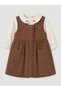 Velvet Baby Girl Gilet Dress and T-Shirt - 2