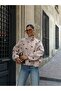 Polka Dot Zippered Trench Jacket - 4
