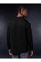 Men Black Superman Graphic Oversized Long Sleeve T-Shirt - 5