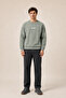 Black New Season Men's Winter Regular Fit Sweatshirt Cotton Mint - 2