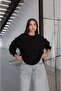 Black Lana Basic Sweatshirt - 3