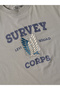 Men Grey Attack on Titan Survey Corps Graphic Round Neck T-Shirt - 6