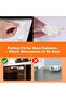 Baby Proof Cabinet Locks, 10-Pack Child Safety Locks with Invisible Foldable Design, Easy Install No - 3