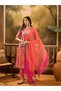 Orange Floral Print Flared Kurta and Pants Set with Dupatta - 5
