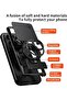 حافظة لهاتف Nothing Phone 4a Pro 5G مع غطاء كاميرا منزلق وحلقة حامل مع زجاج مقسى - 3