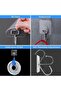 10-Pack All-Purpose Large Adhesive Hooks for Hanging, Banana Hook, Heavy Duty Adhesive Hooks 37 lb(M - 4