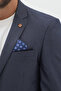 İmperia Men's Dark Navy Blue Mono Collar Slim Fit Polyviscon Fabric Sports Blazer Jacket - 2