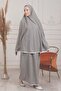 Prayer Gown Two Pieces Sleeveless - Solid Color 100% Cotton - Skirt: 105 cm / Top: 90 cm