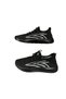 -- Men's Black Non-Slip Orthopedic Sole Daily Anarok Sports Shoes - 2