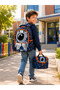 3-Piece Nutrition and Backpack Set School Bag Daily Multi-Compartment Functional Combination Set - 2