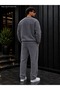 Men's Explore More Mountain Printed Crew Neck Regular Fit Men's Tracksuit Set /Straight Leg Bottom - 2