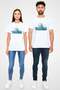 Everest White Unisex T-Shirt T-Shirt - 4
