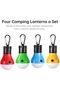 4Pcs Compact Portable LED Tent Light Bulb for Camping, Durable Water-Resistant ABS Material, 3 - 6