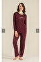 Women'S, Modal, (with Socks as a Gift), Pajama Set - 2