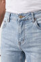 Men's Slim Fit Lycra Ice Blue Jeans – Narrow Leg Slim Stretch Jeans 2608306 - 3