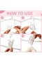 60 Pack Hangers with Clips, Multi-Purpose Plastic Hanging Hooks with Rope for Clothes, Pants, Socks, - 4