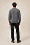 Takes Crew Neck Winter Regular Fit Sweatshirt Anthracite - 4