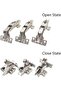 Cabinet Door Hinges, Full Overlay Soft Close Concealed Hinges with Adjustable 105 Degree Open - 2