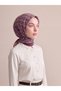 Suyolu Ethnic Patterned Double-Sided Scarf - Burgundy - 6