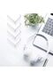 Adhesive Headphone Hooks, Wall Mount Desk Headset Hanger Stand, Acrylic Organizer for Gaming Earphon - 5