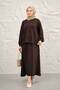 Women's Skirt Suit Bitter Brown - 2