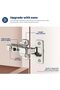 Cabinet Door Hinges, Full Overlay Soft Close Concealed Hinges with Adjustable 105 Degree Open - 4