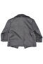 Boy's Gray Suede Jacket and Jeans Luxury 3-Piece Suit - 4