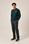 Takes Crew Neck Winter Regular Fit Sweatshirt Nefti - 3