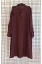 Trendy Button-Closure Long Tunic with Slit Detail on the Back - 3