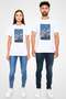 Everest White Unisex T-Shirt T-Shirt - 4