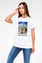 Moscow Kremlin White Unisex T-Shirt T-Shirt - 3